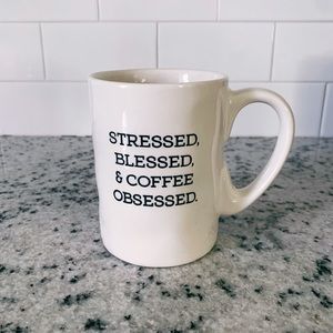 Stressed, Blessed, & Coffee Obsessed Mug